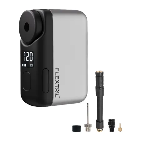 Flextail Tiny Bike Pump Pro Portable Bike Pump (Gray)
